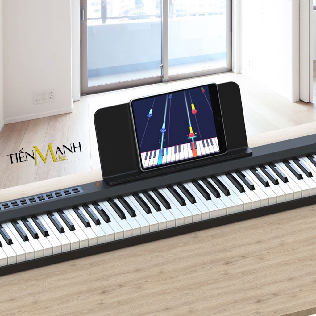 [New Model] Đàn Piano Điện Konix PH88CL - Đàn, Chân, Bao, Nguồn 88 Phím nặng Cảm ứng lực Có Loa, Bluetooth, Pin sạc PH88