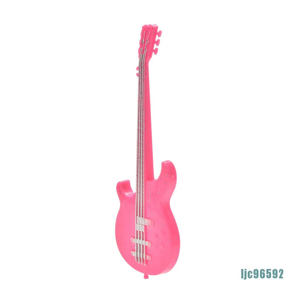 1 Đàn Guitar Màu Hồng Thời Trang Sáng Tạo Cho Búp Bê Ljc96592