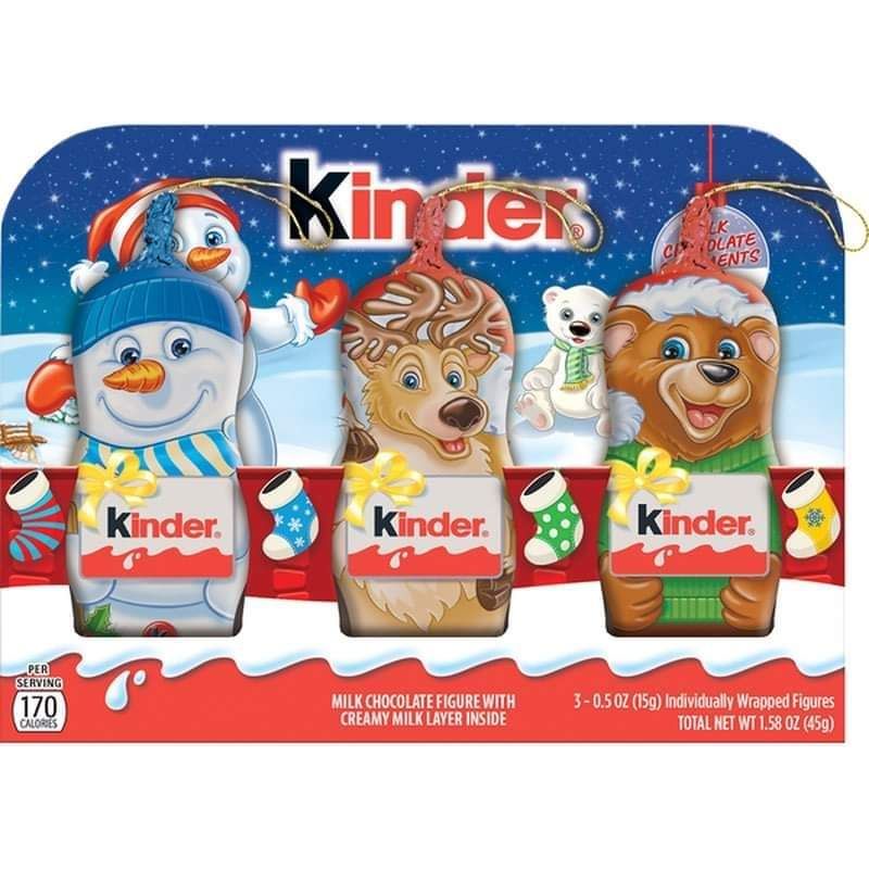 Socola Sữa Giáng Sinh Kinder Set 3 Thanh