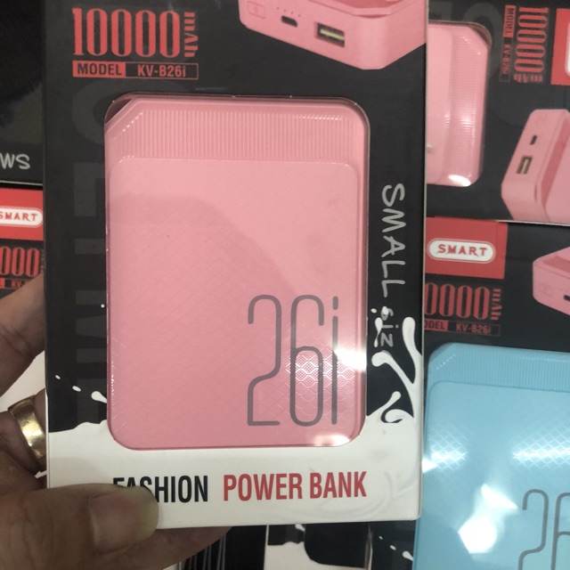 Sạc dự phòng mini 10000mah B26i chính hãng