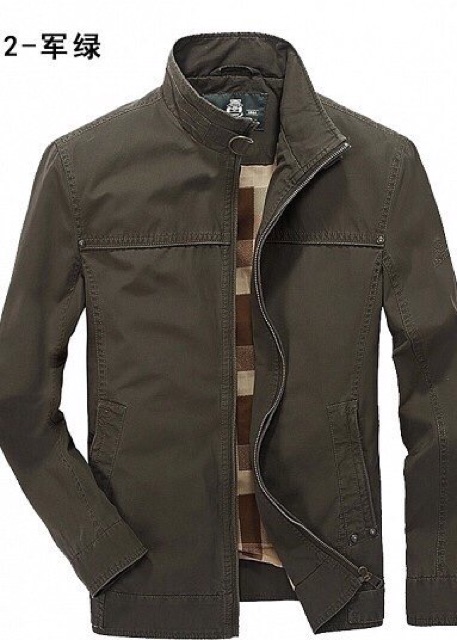 Áo khoác kaki phom suông