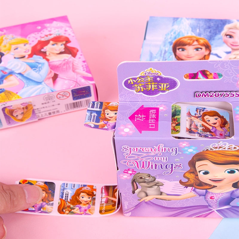 DISNEY Set 200 Miếng Dán Hình Công Chúa Elsa Phim Hoạt Hình Frozen Dành Cho Bé