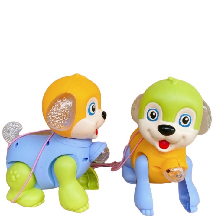 Đồ Chơi Chú Thỏ Chạy Pin Nhạc Đèn Dễ Thương Cho Bé