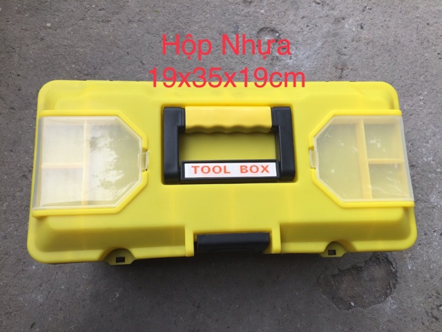 Hộp đựng đồ bằng sắt và nhựa