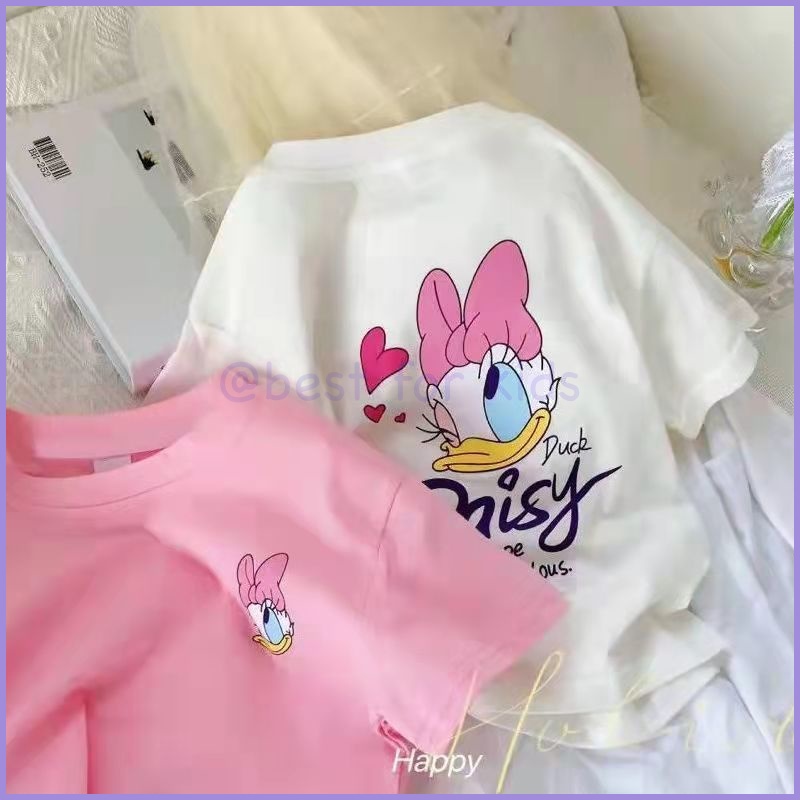 Áo Thun Cotton Ngắn Tay Phong Cách Phương Tây Thời Trang Mùa Hè Cho Bé Gái