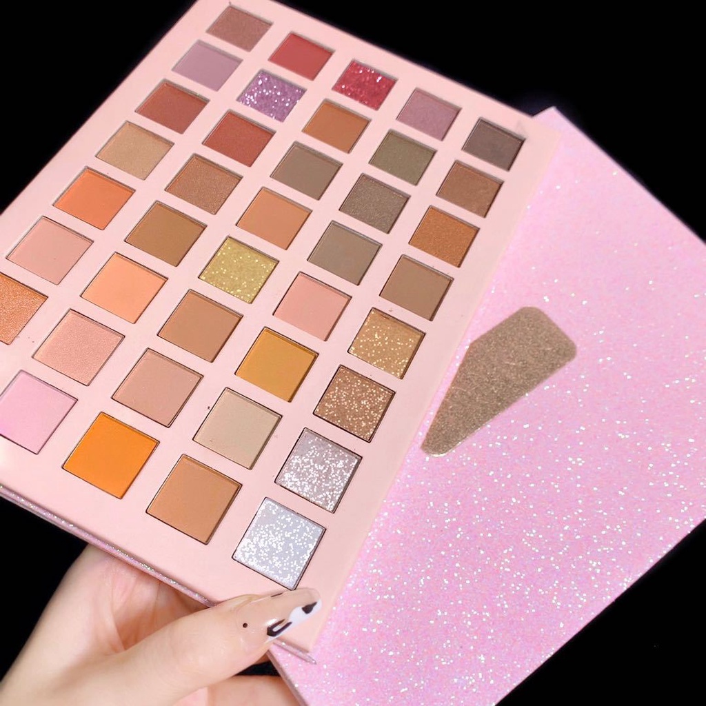 Bảng Phấn Mắt HANMISHU 40 Màu Sắc Tông Lì Lâu Trôi Trang Điểm Chuyên Nghiệp
