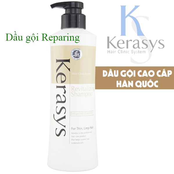 Dầu xả tăng cường độ chắc khỏe Kerasys Revitalizing Cao cấp Hàn Quốc 600ml - Hàng Chính Hãng