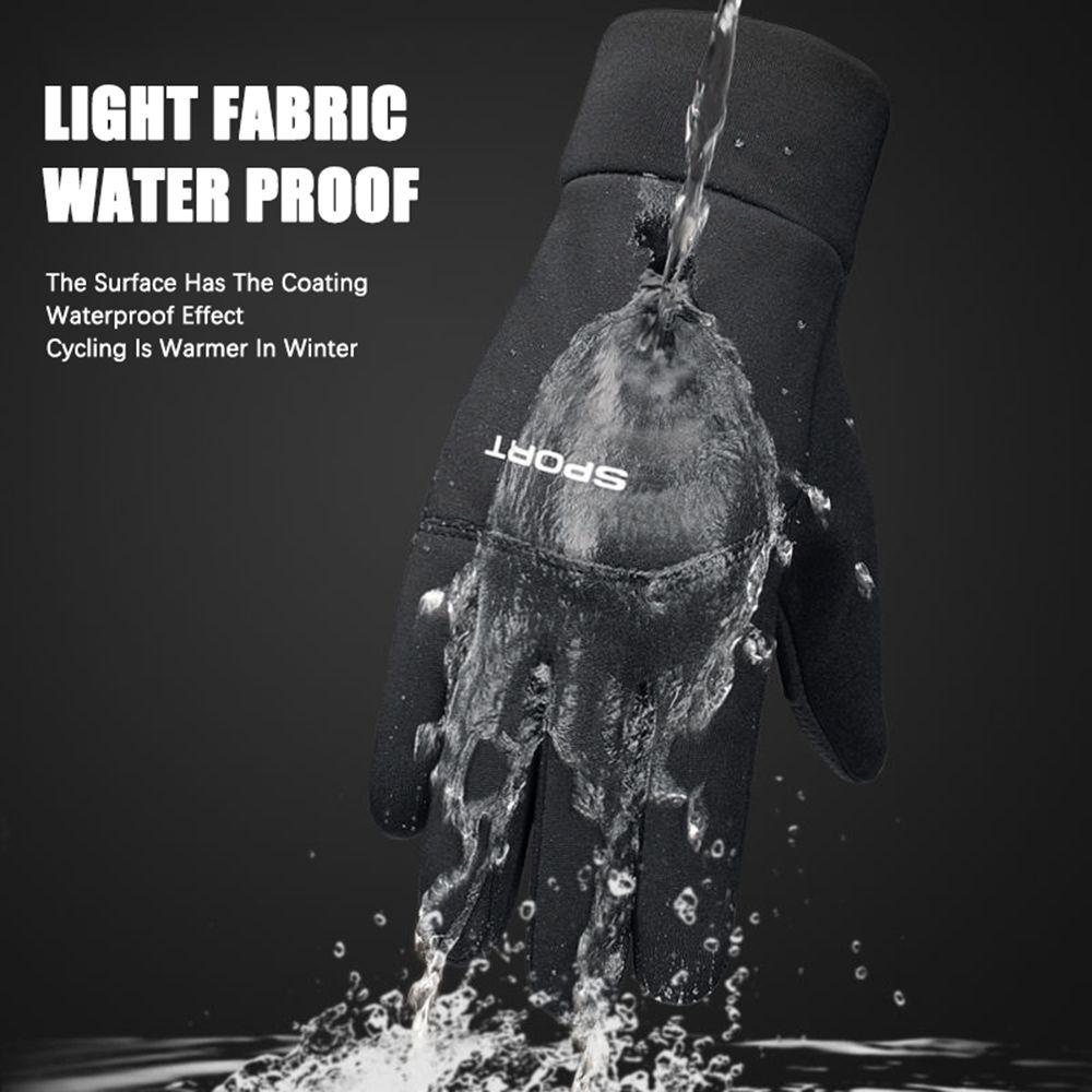 Găng Tay Lái Xe Chống Gió Chống Nước Bảo Vệ Hai Ngón Cho Nam