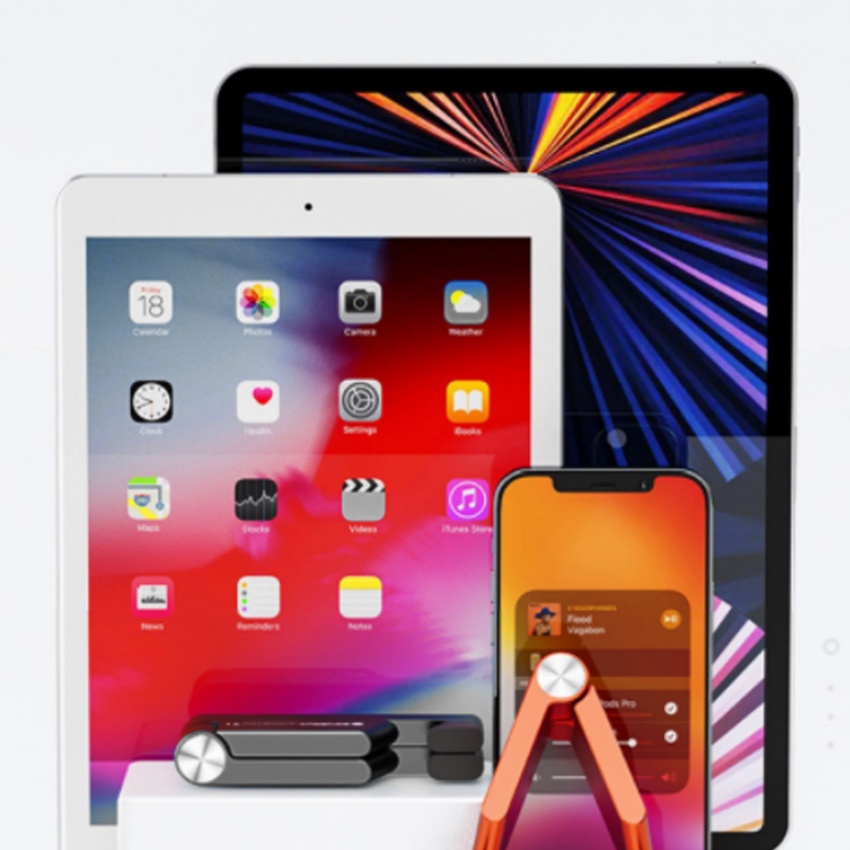 Giá Đỡ Điện Thoại / ipad mini Bằng Nhôm Gấp Gọn Tiện Dụng