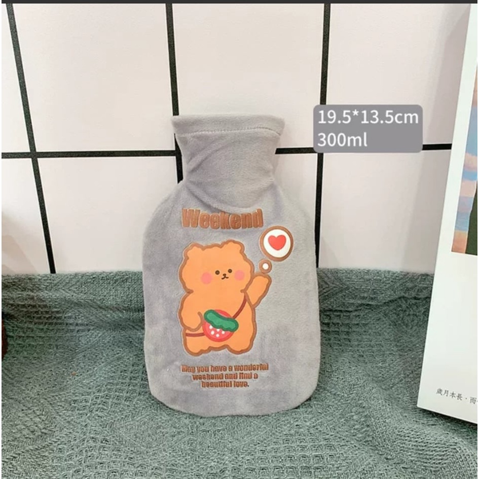 Túi Chườm Nóng Lạnh Hình Trà Sữa 1000ml, Túi Chườm Giảm Đau Bụng 1000ml