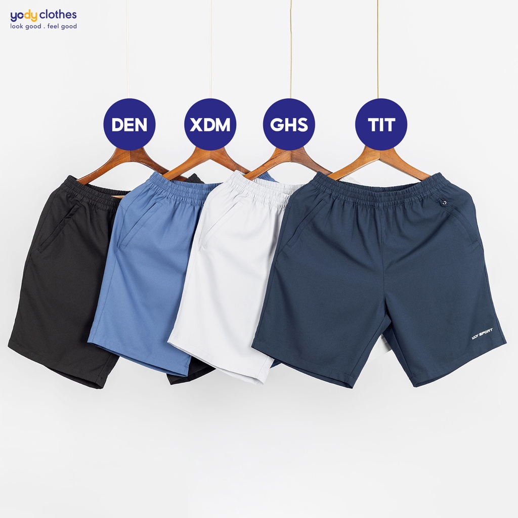 Quân đùi thể thao nam YODY chất vải mềm nhẹ thoáng khí mau khô SQM5023