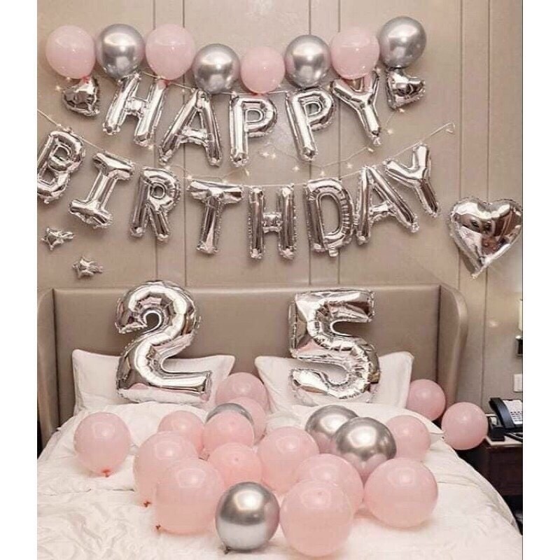 [Ảnh thật] Set trang trí sinh nhật lung linh HPBD (COMBO 79)