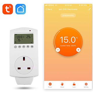 Ổ CẮM ĐIỀU KHIỂN NHIỆT ĐỘ MÁY SƯỞI WIFI SHP-SM5