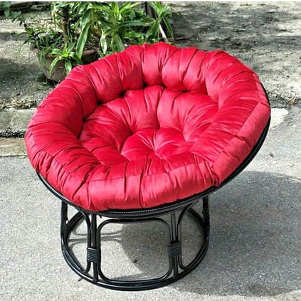 Ghế thư giãn Papasan- Ghế phòng khách nệm tròn