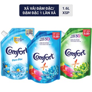 Nước xả vải Comfort đậm đặc 1.6L (Túi)