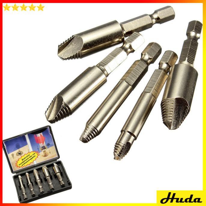 BỘ THÁO LẤY ỐC GÃY GẮN CHO MÁY KHOAN CẦM TAY - đồ làm mộc