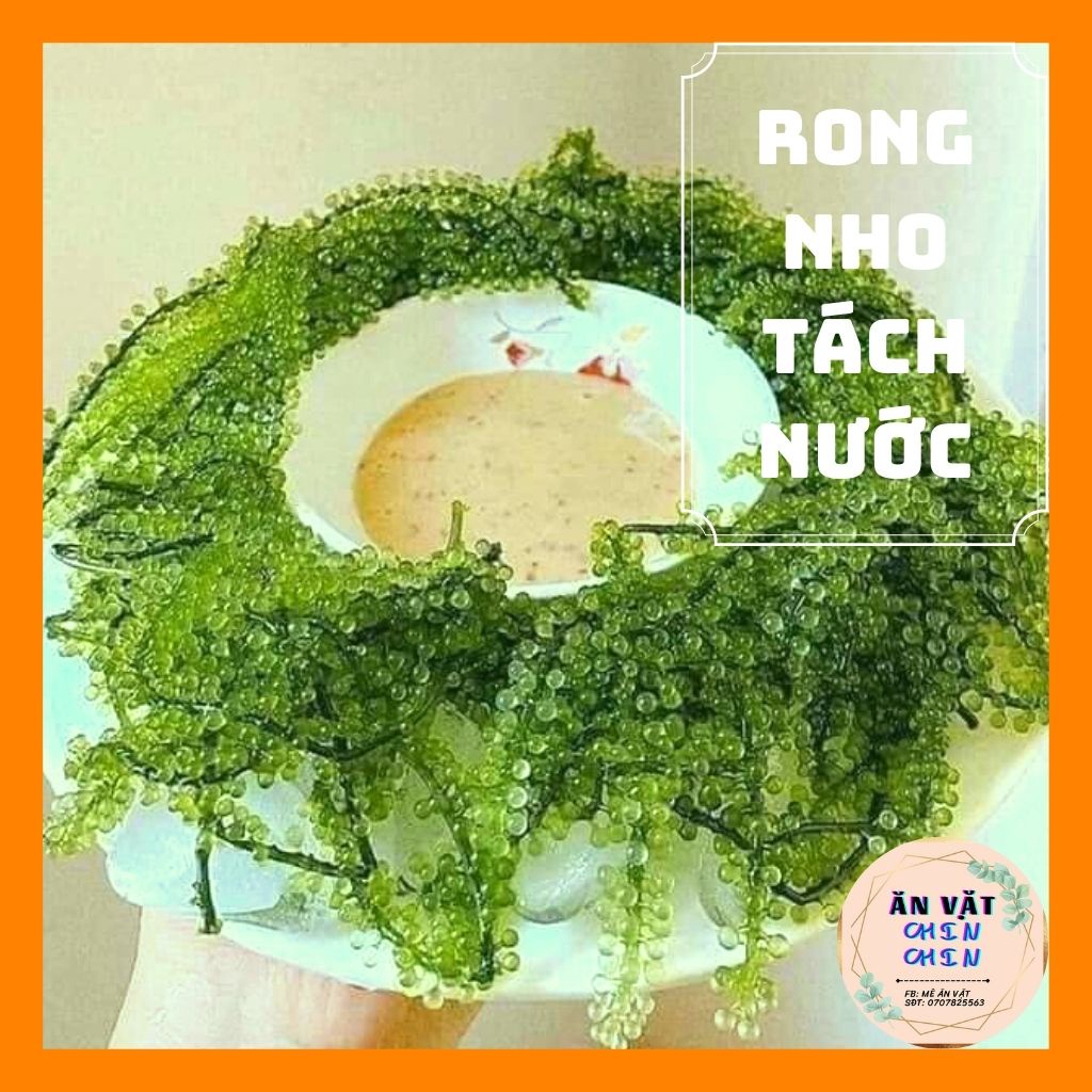 Rong nho tách nước Khánh Hòa Nha Trang hộp 200g 5 gói - ĂN VẶT CHIN CHIN. | BigBuy360 - bigbuy360.vn