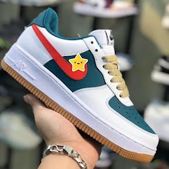 Giày thể thao nike_ af1 gucci vạch xanh đỏ, Giày thể thao nam nữ AF1 GC cực hot - hàng chuẩn Full Box + dây