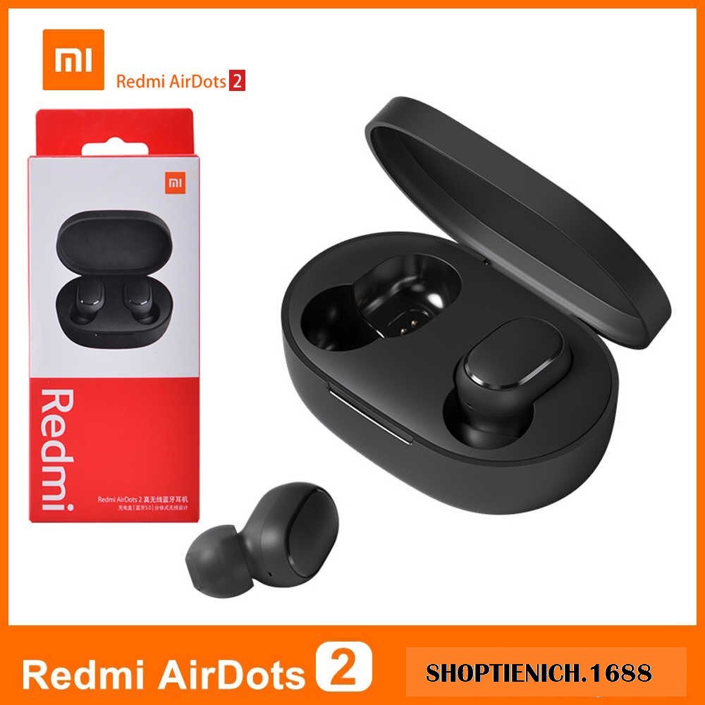 Tai nghe không dây Redmi Airdots 2 - Bluetooth 5.0, True Wireless, nghe nhạc 4 tiếng, thời lượng 12 tiếng