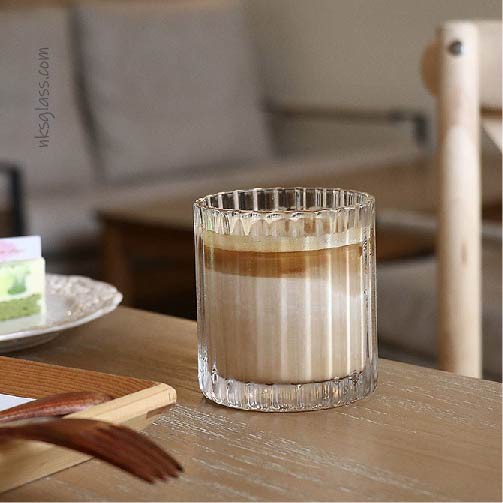 Ly thủy tinh - Ly caramel latte NKS.GL31 size 300ml, nksglass