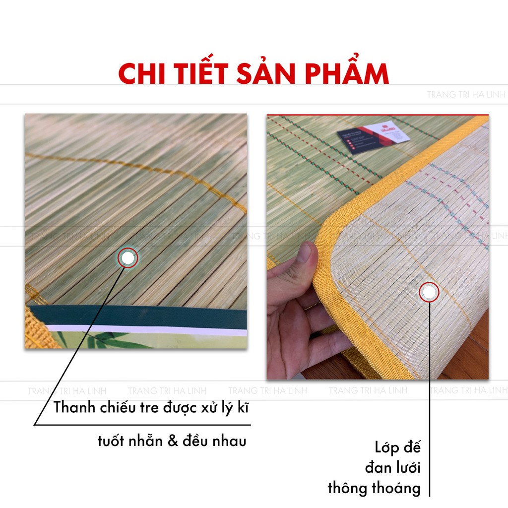 "Lô hàng nhanh" Chiếu trúc Tây Bắc điều hòa , chiếu tăm tre 1m2 1m6 1m8 2m2 mát mịn ngày hè