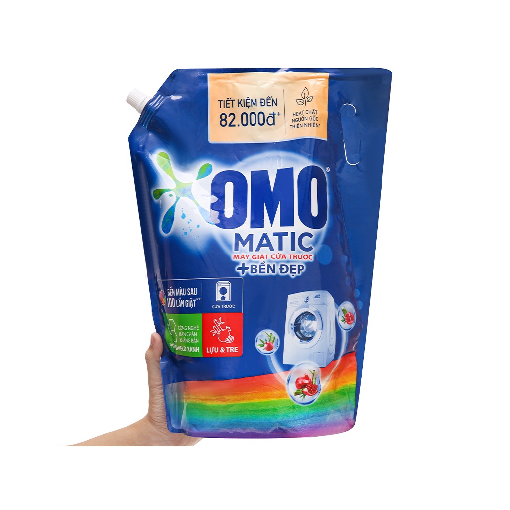 Nước giặt OMO CỬA TRƯỚC BỀN ĐẸP TÚI 3.6KG