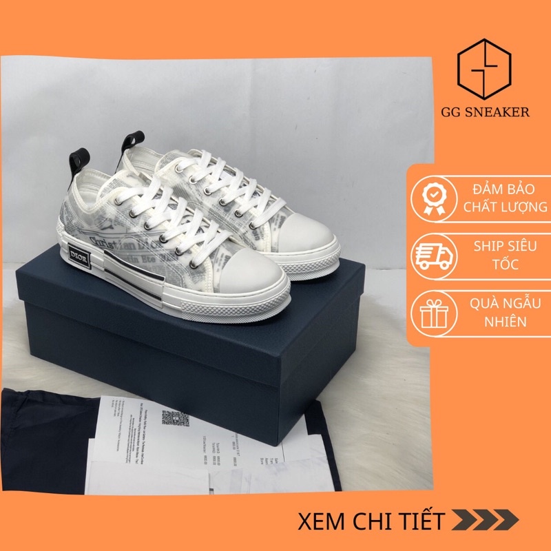 Giày Sneaker Dior Kaws B23 High Low Cổ thấpLike Auth-Ảnh Thật Mới Nhất 2022