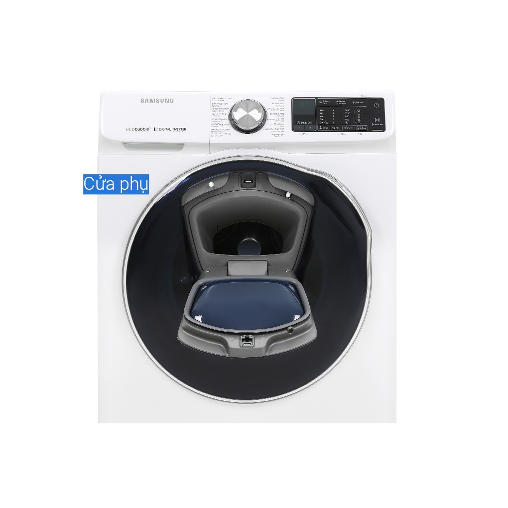 [Mã ELMALL100 giảm 100K đơn 5TR] Máy giặt Samsung cửa ngang 10,5 kg giặt , 7 kg sấy ( trắng ) WD10N64FR2W/SV
