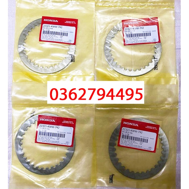 Bộ 4 lá sắt nồi Winner v1/ Winner X/ Sonic Zin chính hãng Honda (hàng chuẩn)