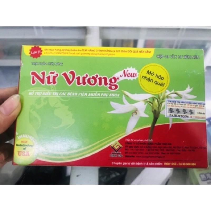 Nữ Vương New viên uống phụ khoa hộp 30 viên