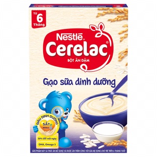[TẶNG CHÉN ĂN DẶM KHI MUA 5 HỘP] Bột ăn dặm CERELAC NESTLE - 200g