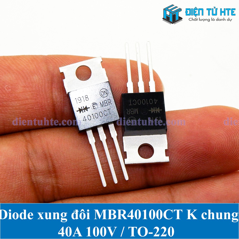 Diode xung 40100 MBR40100CT 40A 100V TO-220 loại tốt [HTE QN CN2]