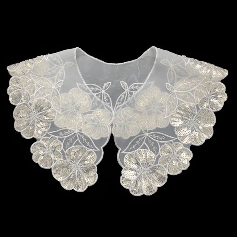 Vòng Cổ Ren Đính Hạt Kim Sa Hình Hoa Phong Cách Mùa Hè Cho Nữ