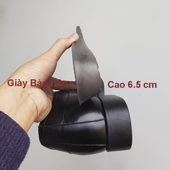 Giày Da Nam Tăng Chiều Cao, Mã GC-02 Tăng Cao 6.5 cm