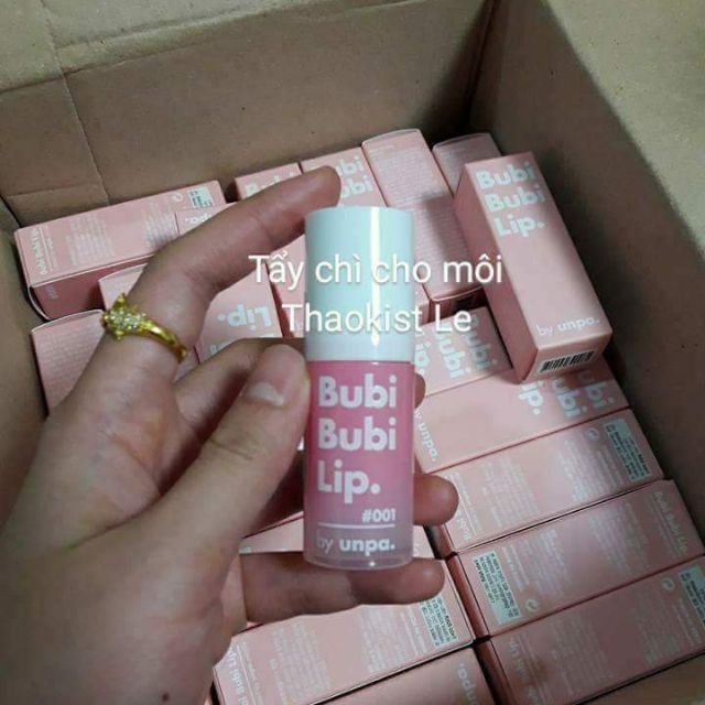 Tẩy tế bào chết môi, thải độc chì bubi