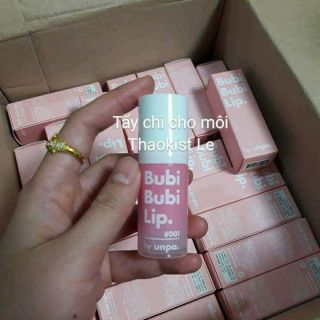 Tẩy tế bào chết môi, thải độc chì bubi