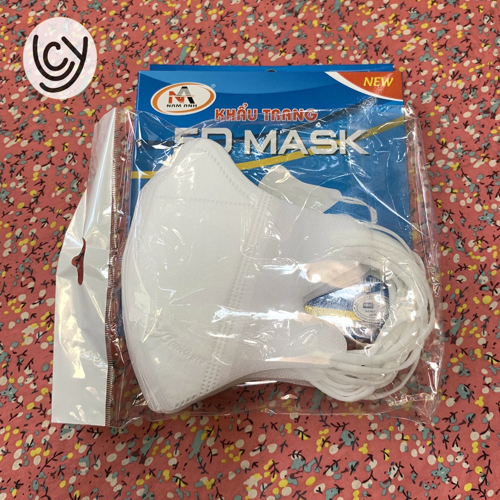 Hộp 10 Cái Khẩu Trang 5D Mask FAMAPRO NAM ANH Kiểu Dáng 3D