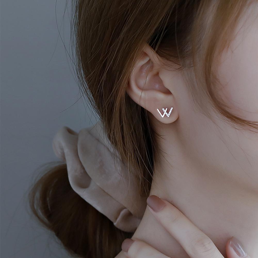 Khuyên Tai Dạng Hạt Đơn Giản Cho Nữ|Trang Sức Thời Trang Zircon