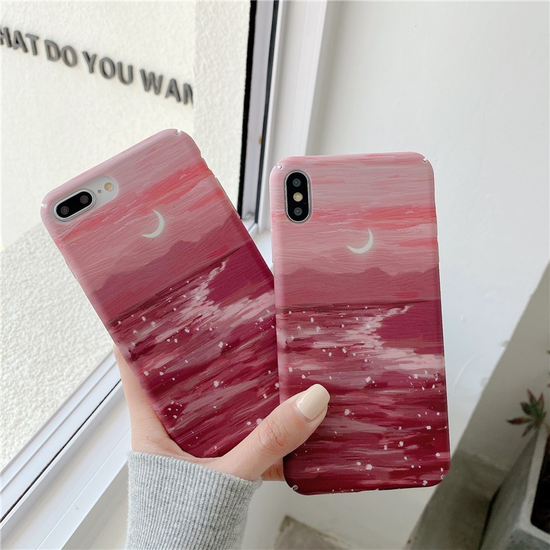 Ốp điện thoại bằng nhựa cứng cho iPhone 6S 6S 6 6 S 7 8 Plus XS Max XR x 11 pro max 12