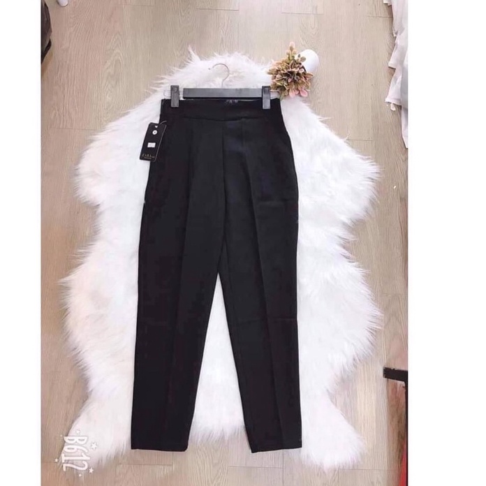 Quần Baggy Cạp Chun Sau lưng - Quần tây âu nữ  Công Sở cạp chun sau Có cỡ to Big Size  -mã Baggy Công Sở