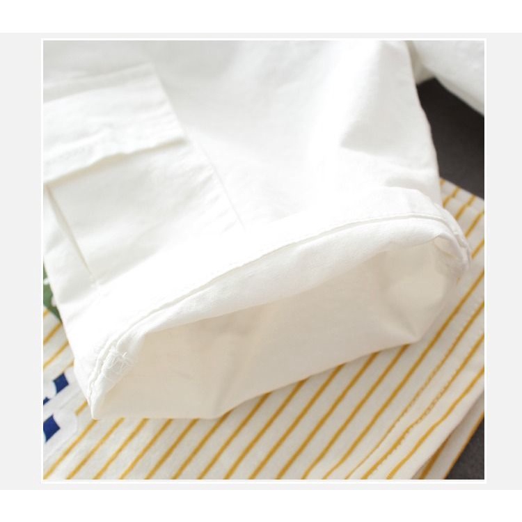 Quần Short Cotton Lưng Vừa Thời Trang Mùa Hè Phong Cách Phương Tây Cho Bé Trai