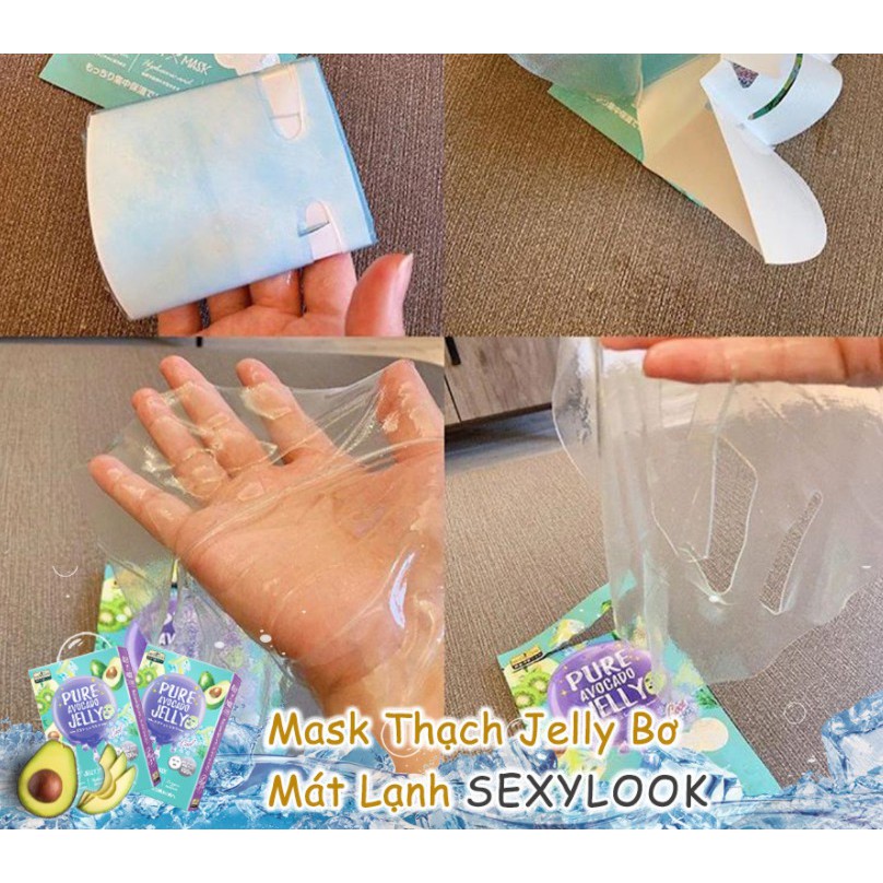 (giá lẻ 1m) Mặt Nạ Thạch Sexy LOOK  𝐉𝐞𝐥𝐥𝐲 Lên Men Trái Cây Mát Lạnh