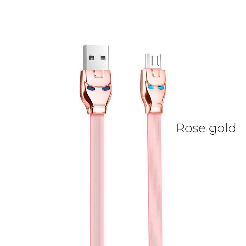 Cáp Sạc Nhanh MICRO USB 18W Hoco U14 Dây Dẻo Siêu Bền - BH 1 Năm Chính Hãng (MÀU SẮC NGẪU NHIÊN) - Hưng Long PC