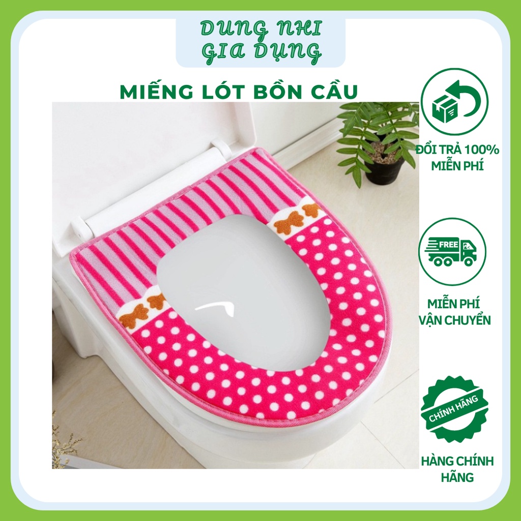 Miếng Lót Nỉ Bồn Cầu Miếng Lót Bồn Cầu Chống Lạnh