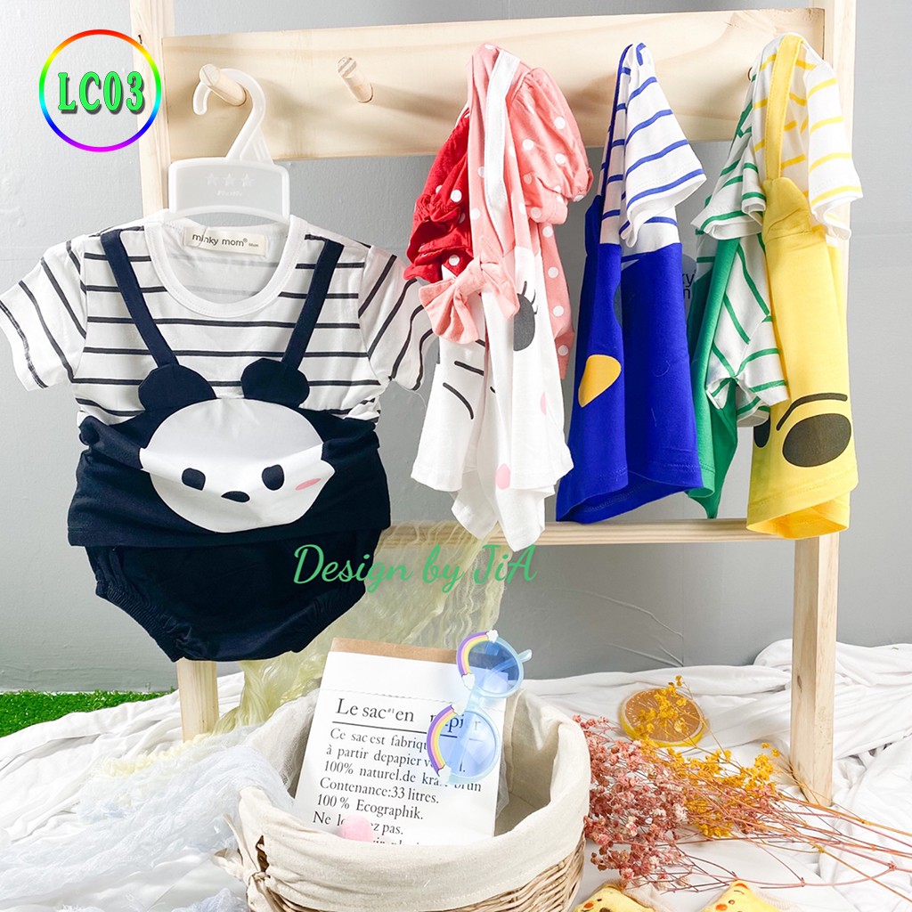 Bộ Chip Cho Bé LC03 Đồ Bộ Chip Thun Lạnh Cao Cấp Mềm Mịn Thoáng Mát Hàng Chuẩn Loại 1 MINKY MOM