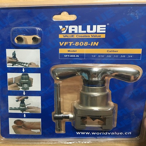 Bộ loe ống đồng value [RẺ VÔ ĐỊCH] Bộ Lã Loe ống đồng VALUE VFT-808-IN lệch tâm không dao