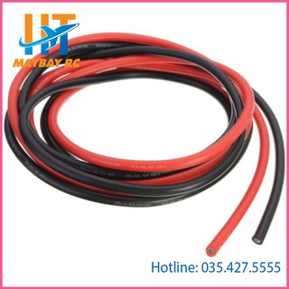 Dây silicon mềm chịu nhiệt độ cao AWG 10 ( giá/ mét đơn)