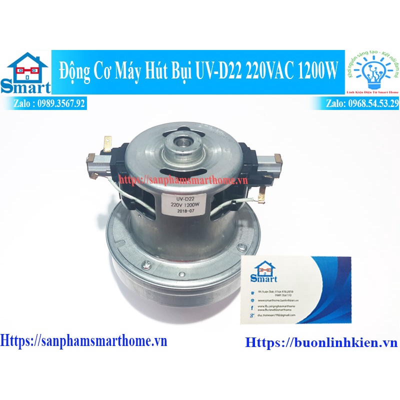 Motor động cơ máy hút bụi công suất 1200W Dây đồng
