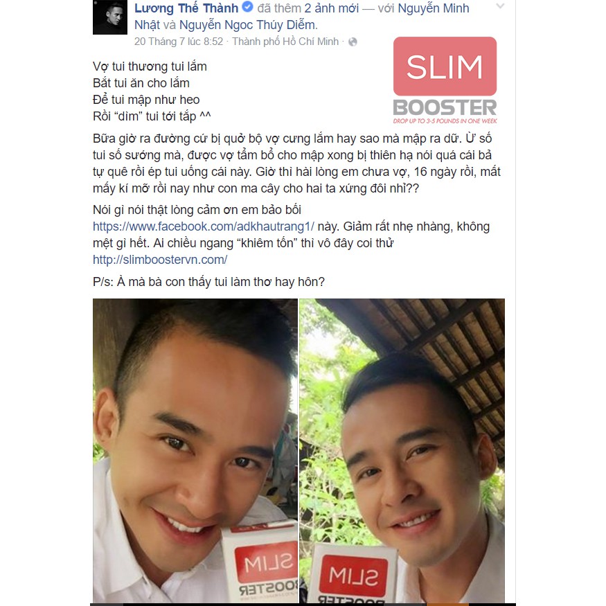 Viên giảm cân an toàn SlimBooster USA Chính Hãng - Tặng 17 Miếng Mặt Nạ Kim Cương Korea | BigBuy360 - bigbuy360.vn