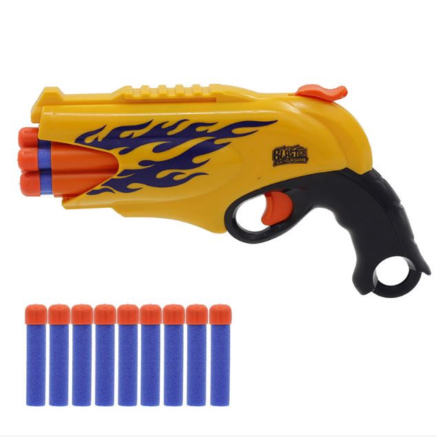 Đồ chơi trẻ em BLASTER sung băn đạn xốp kiểu nerf mẫu mới 2022 tặng kèm 20 que xốp (EVA)